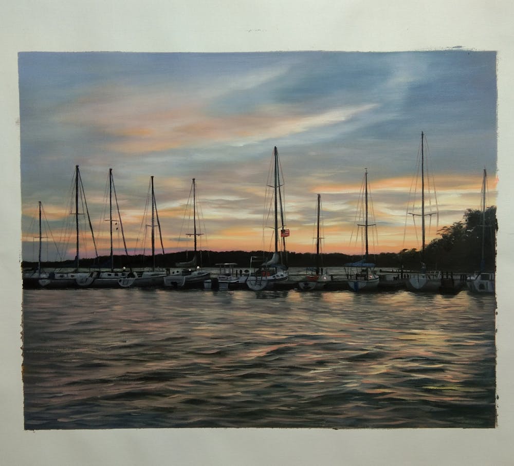 Artist-Rendered Painting