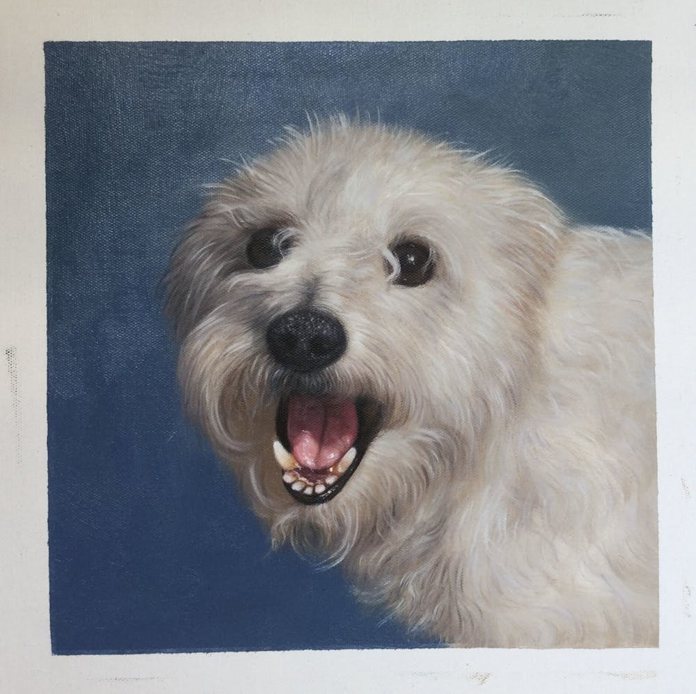 Artist-Rendered Painting