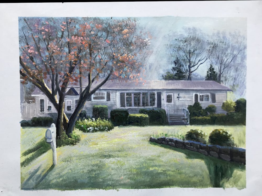 Artist-Rendered Painting