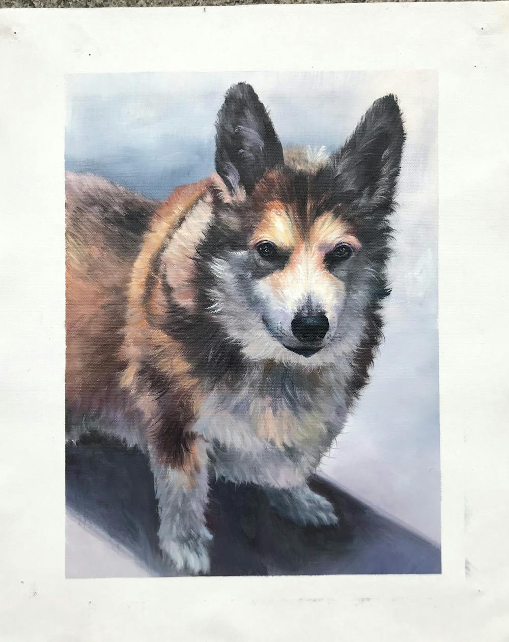 Artist-Rendered Painting