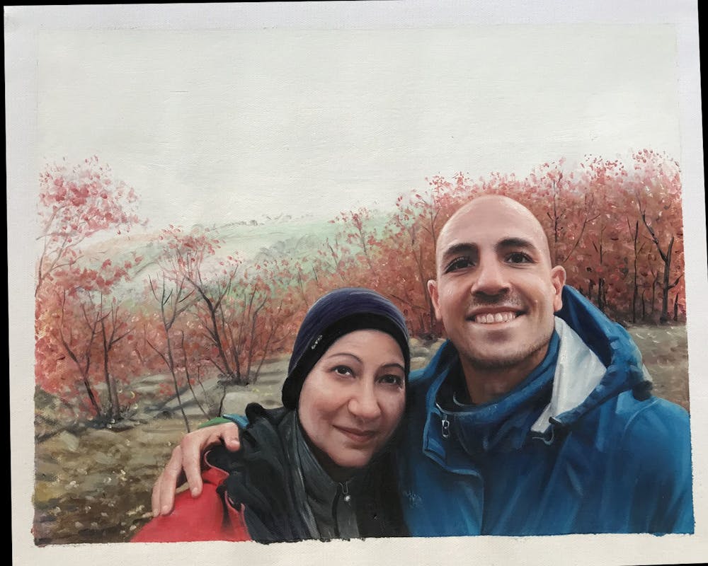 Artist-Rendered Painting