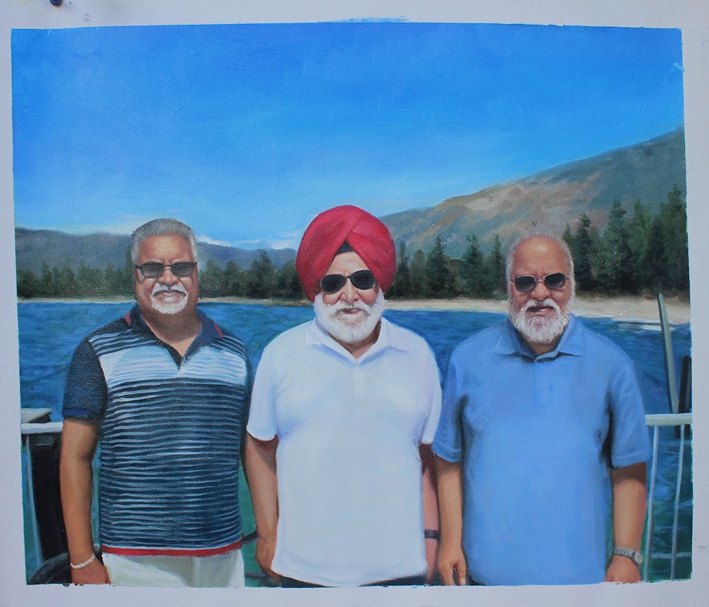 Artist-Rendered Painting