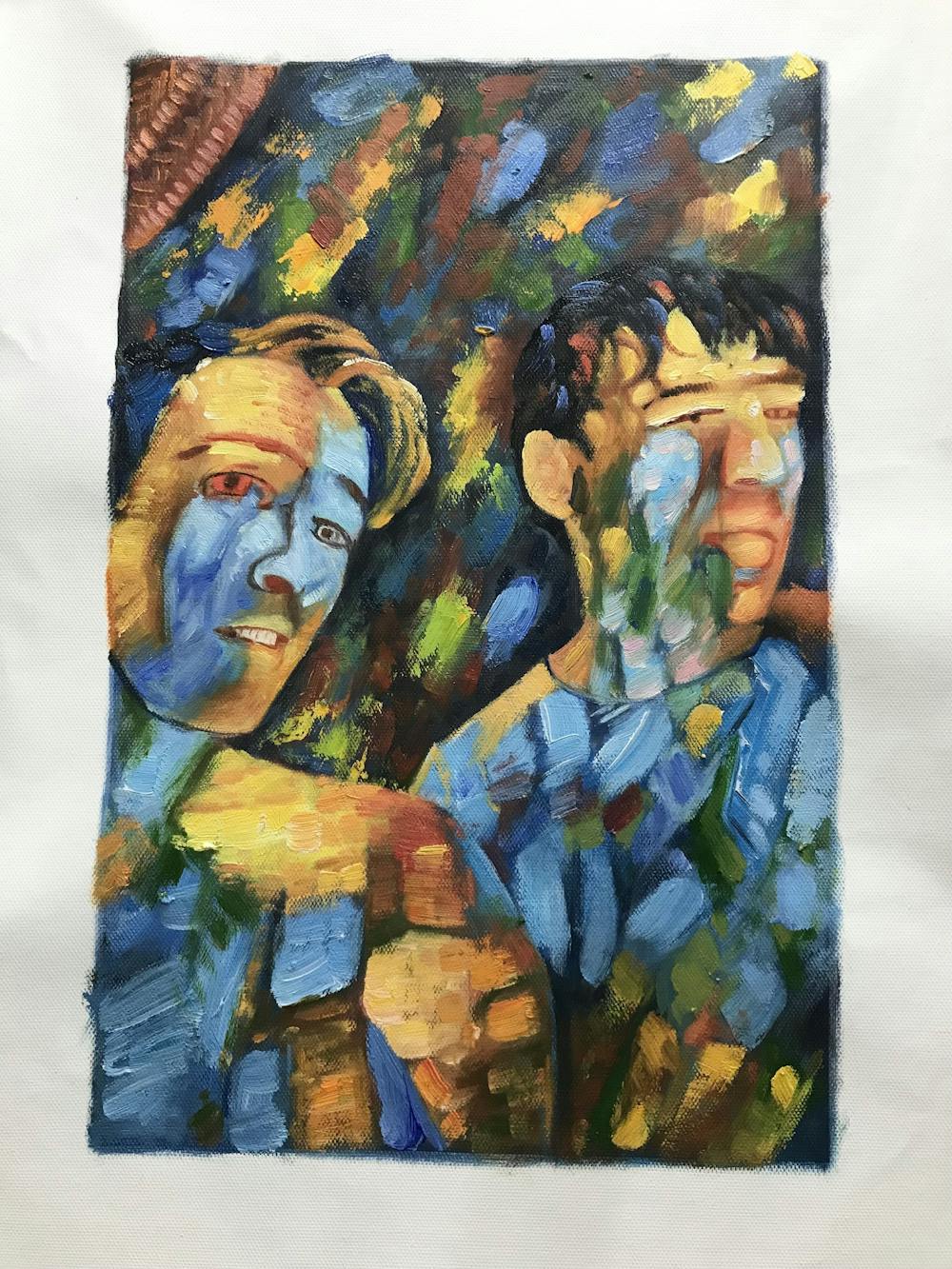 Artist-Rendered Painting