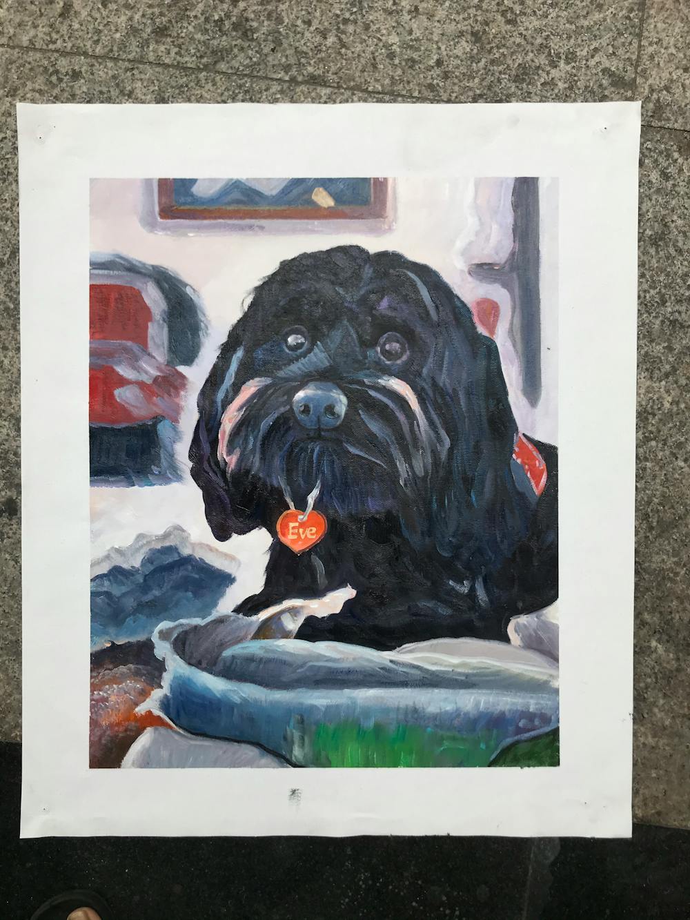 Artist-Rendered Painting