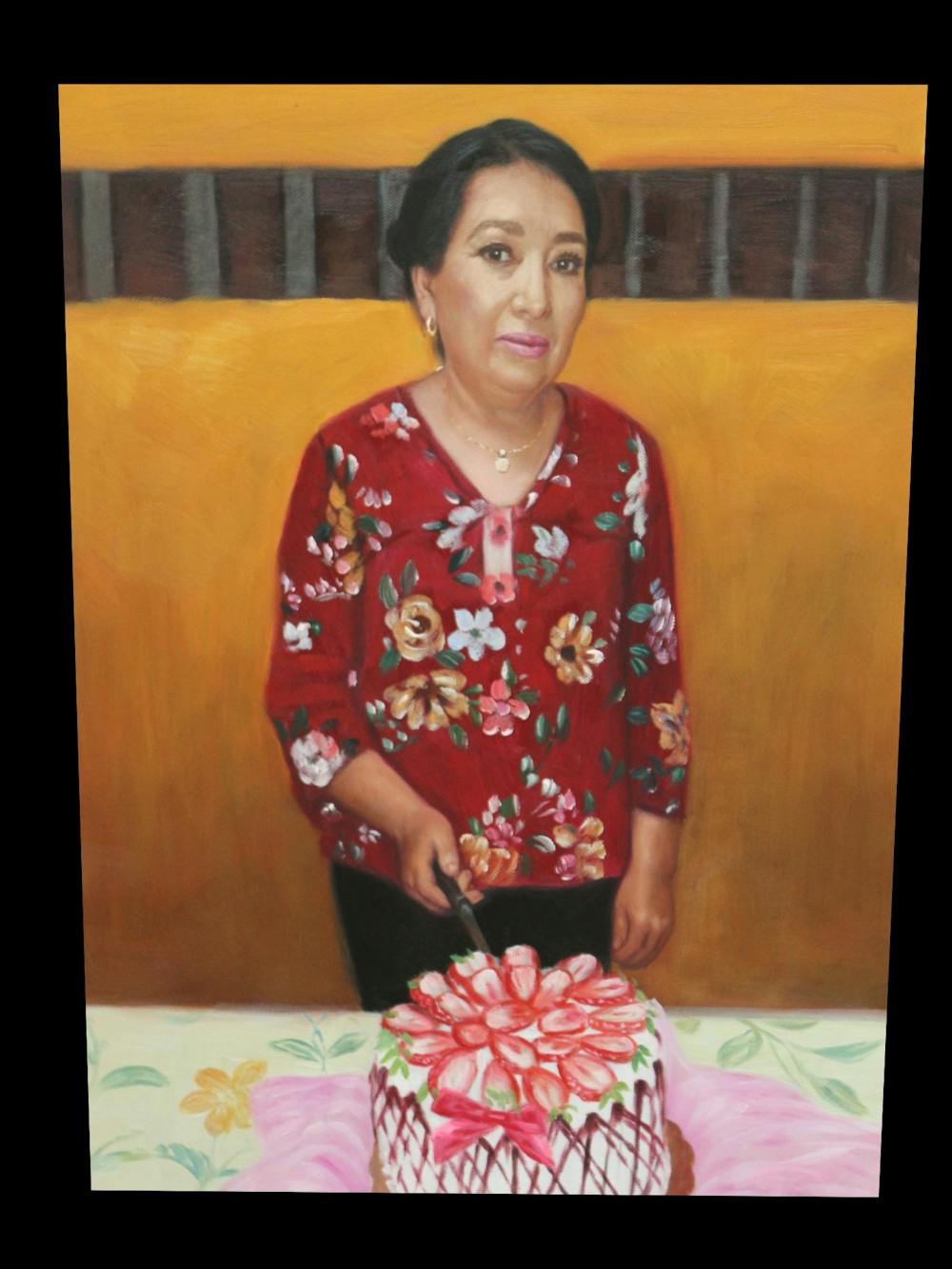 Artist-Rendered Painting