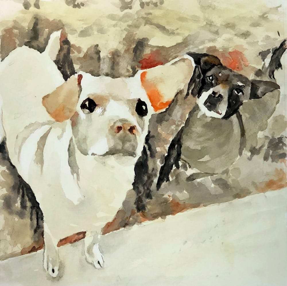 Artist-Rendered Painting