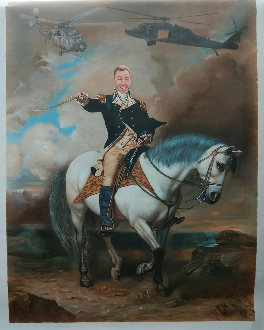 Artist-Rendered Painting