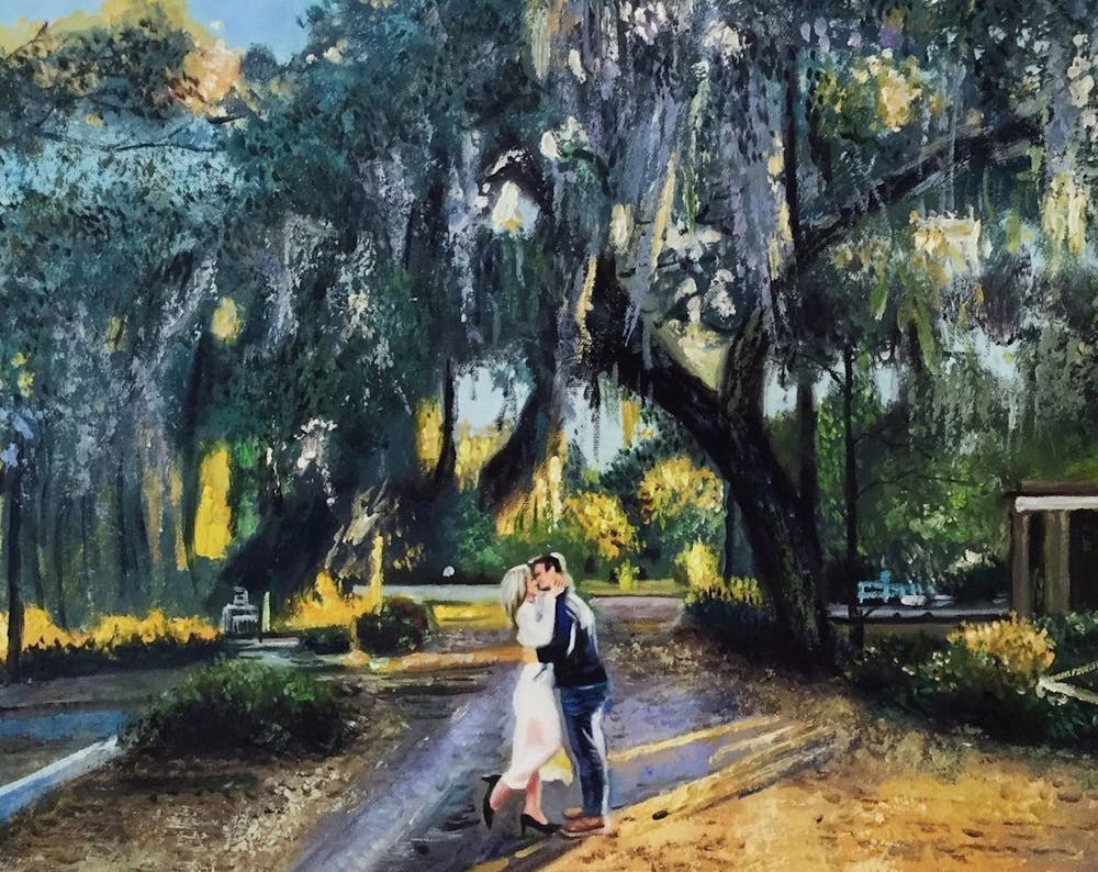 Artist-Rendered Painting