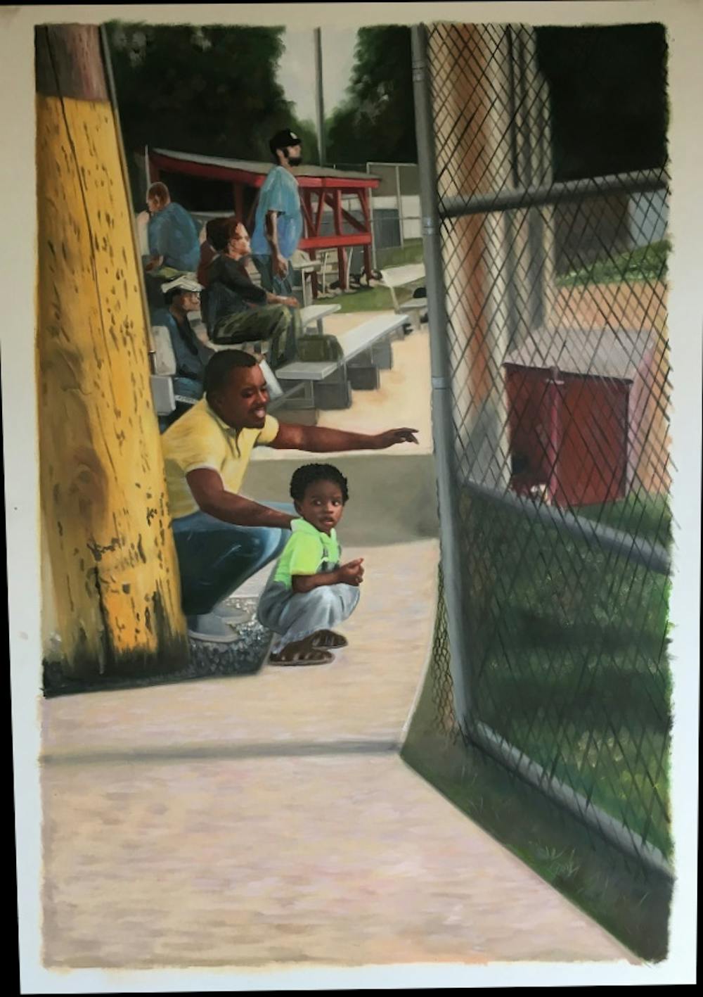 Artist-Rendered Painting