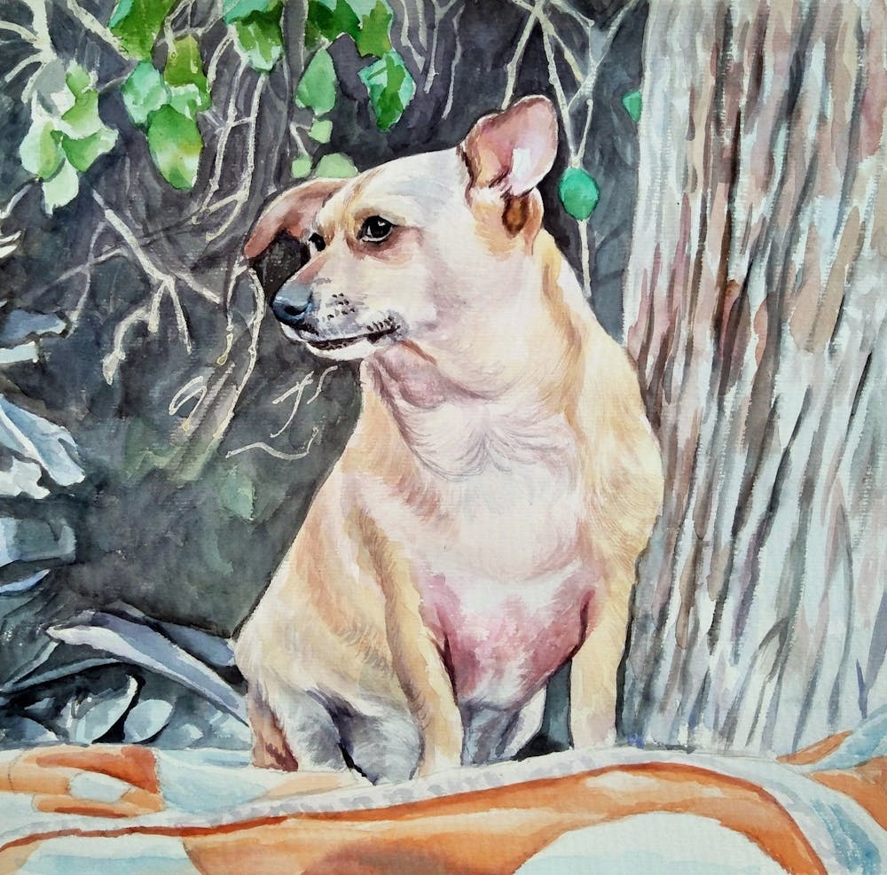 Artist-Rendered Painting