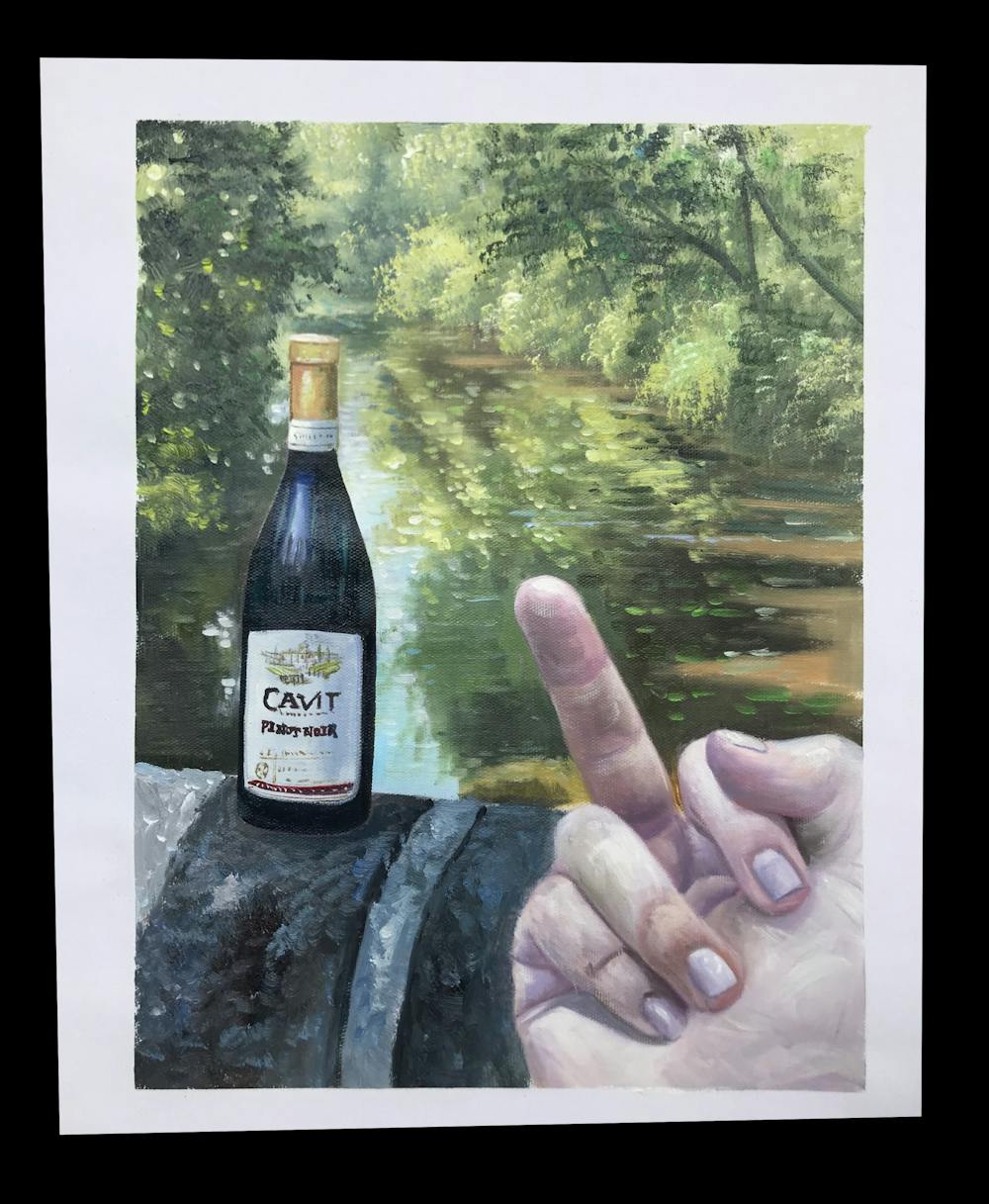 Artist-Rendered Painting