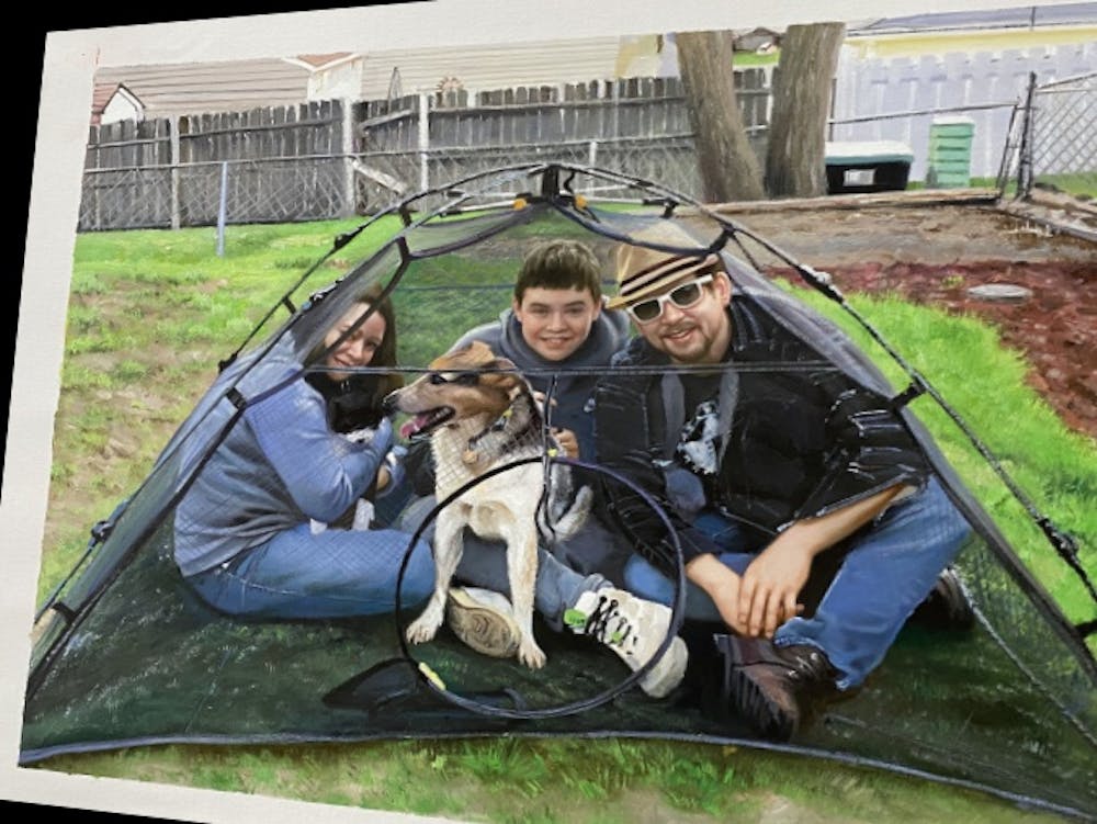 Artist-Rendered Painting