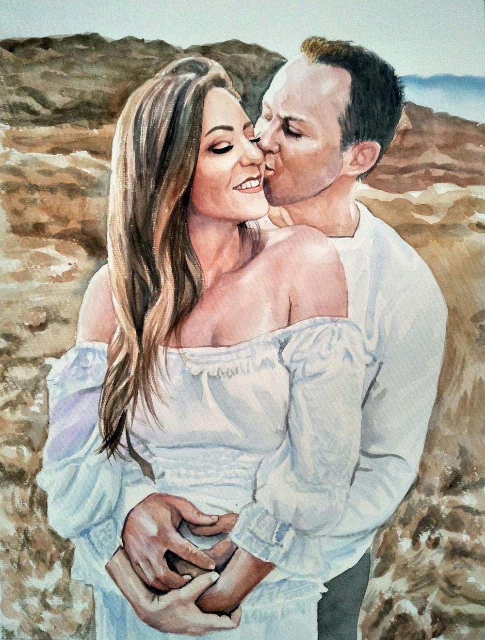 Artist-Rendered Painting