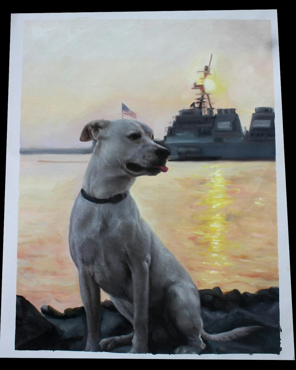 Artist-Rendered Painting