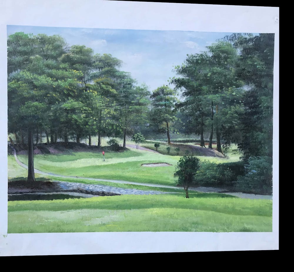 Artist-Rendered Painting