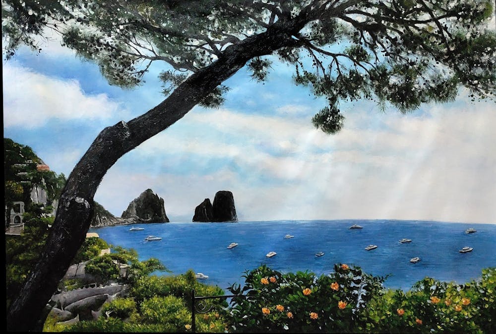 Artist-Rendered Painting