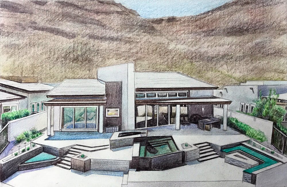 Artist-Rendered Painting