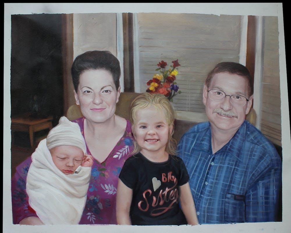 Artist-Rendered Painting