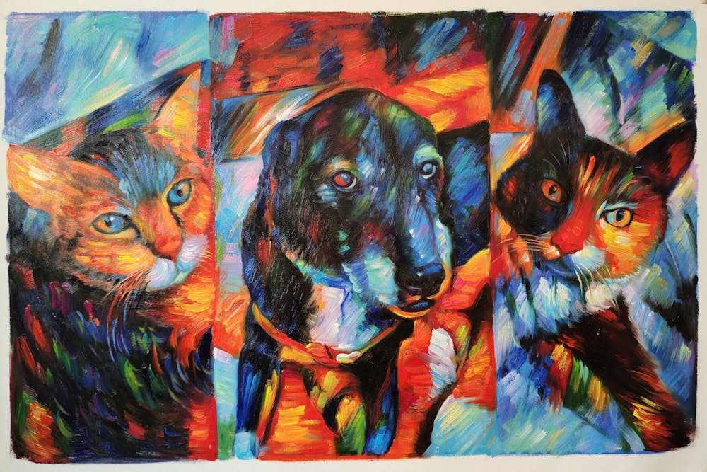 Artist-Rendered Painting