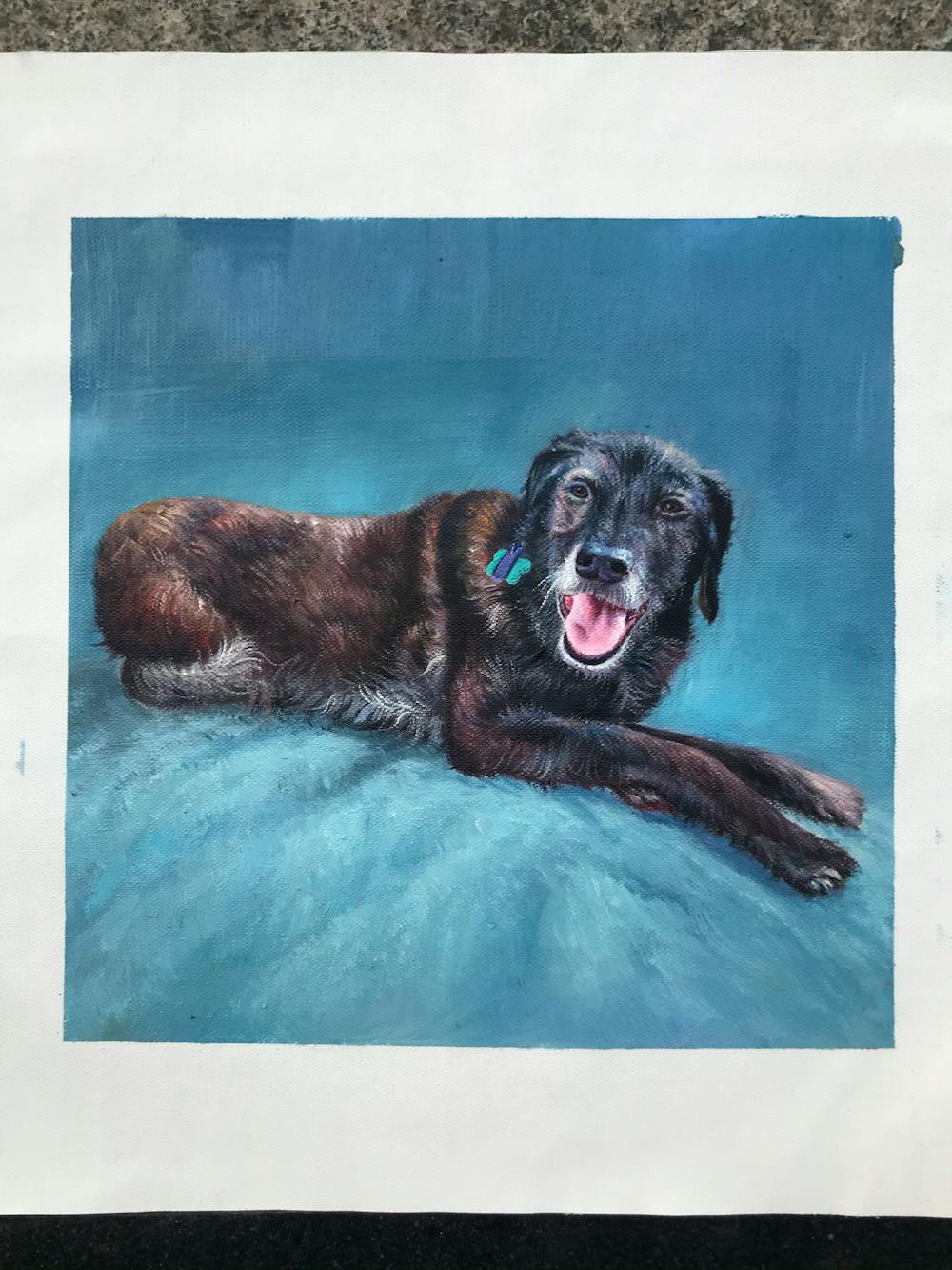 Artist-Rendered Painting