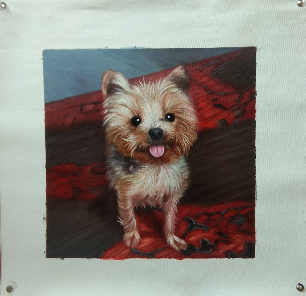 Artist-Rendered Painting