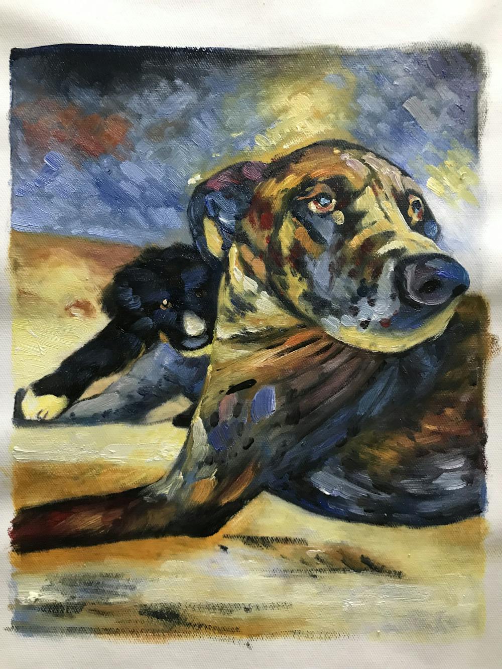 Artist-Rendered Painting