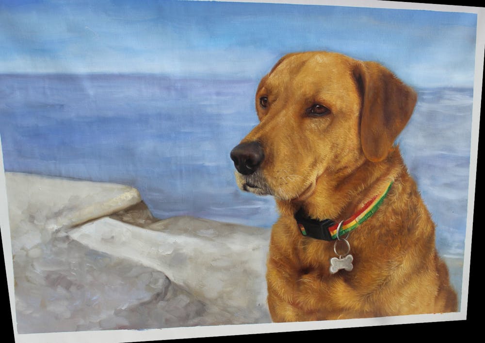 Artist-Rendered Painting