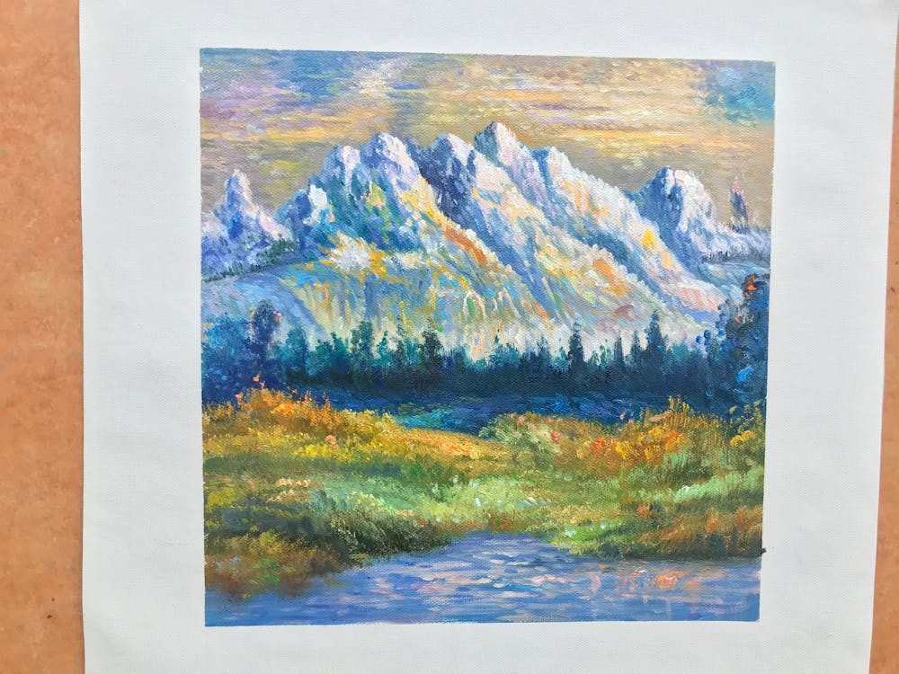 Artist-Rendered Painting