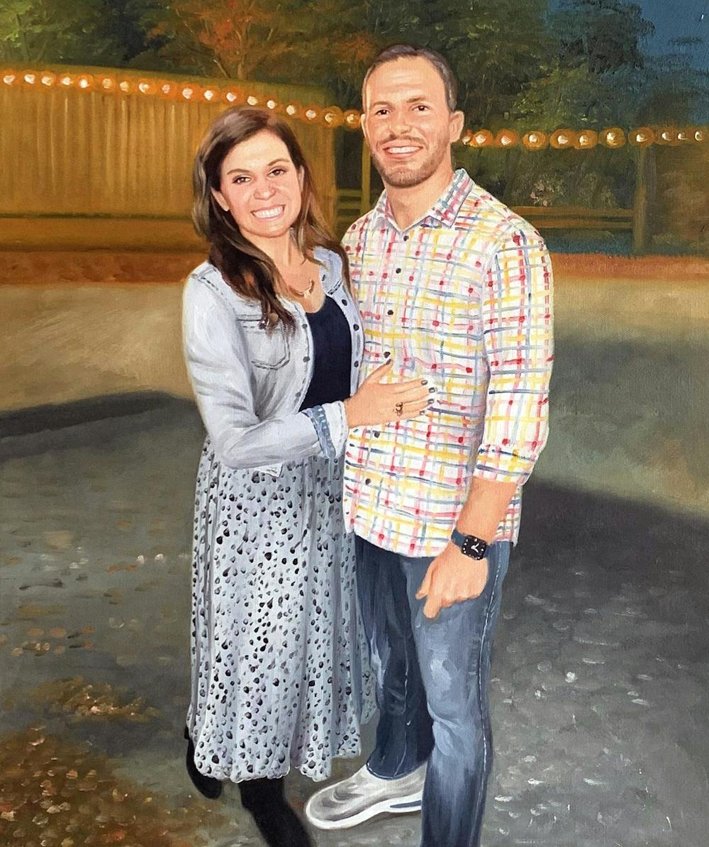 Artist-Rendered Painting