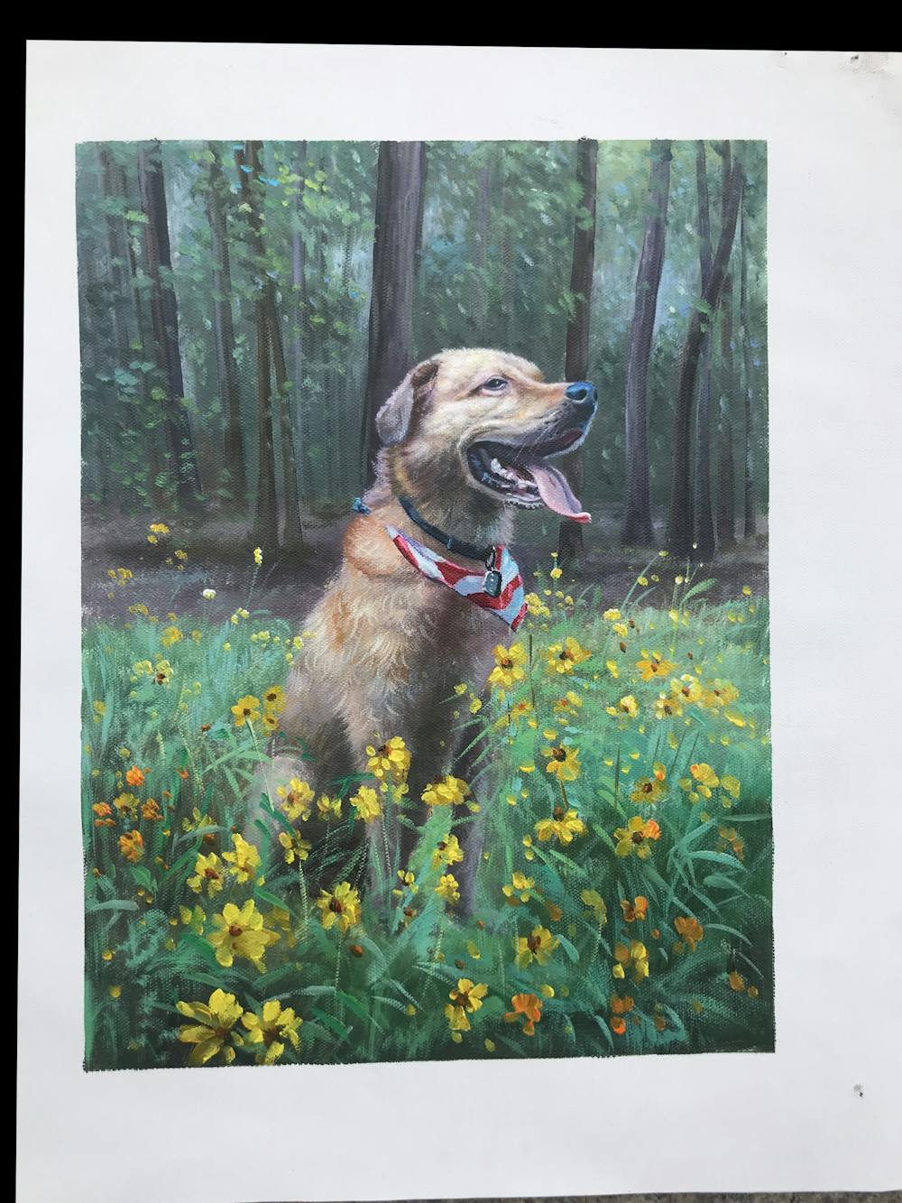 Artist-Rendered Painting