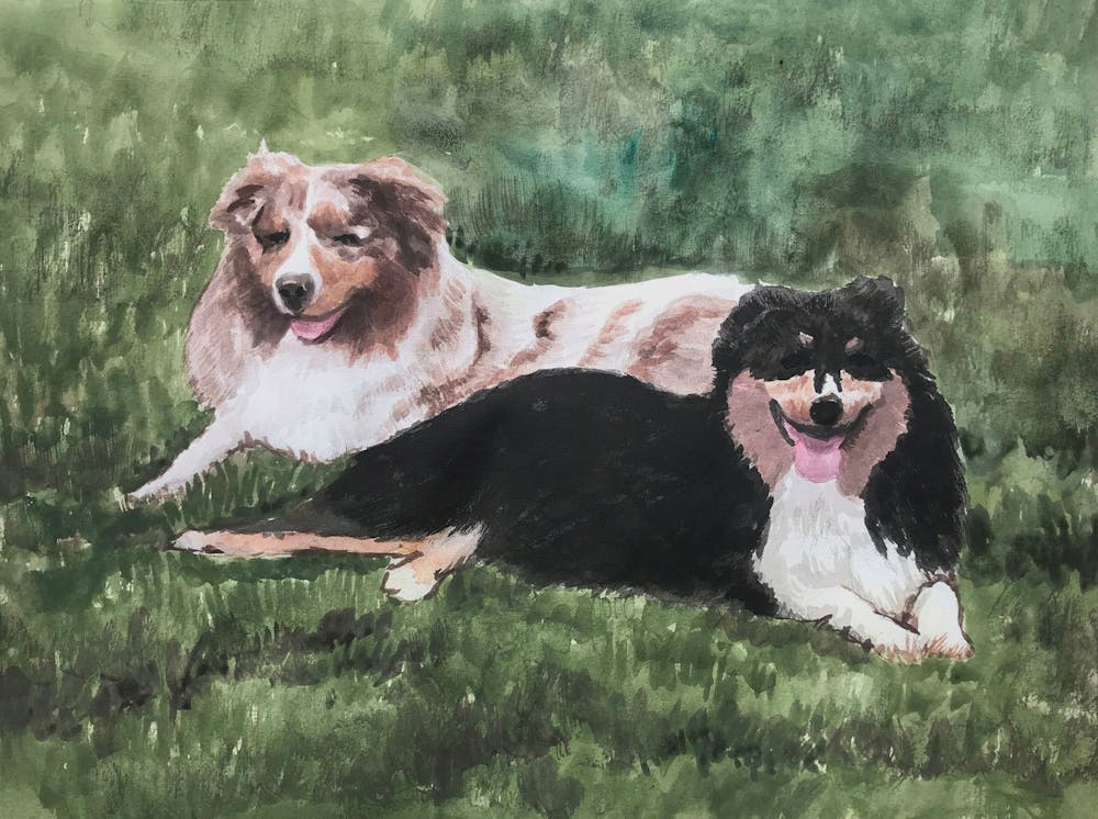 Artist-Rendered Painting