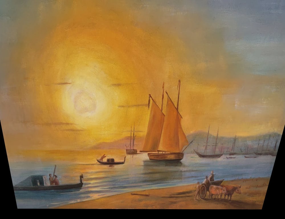 Artist-Rendered Painting