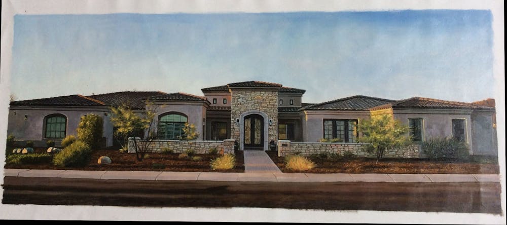 Artist-Rendered Painting