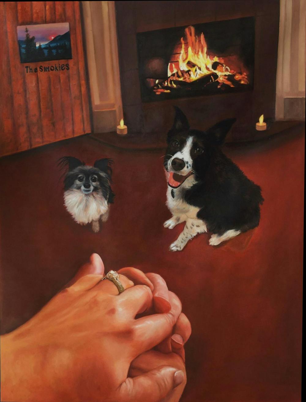 Artist-Rendered Painting