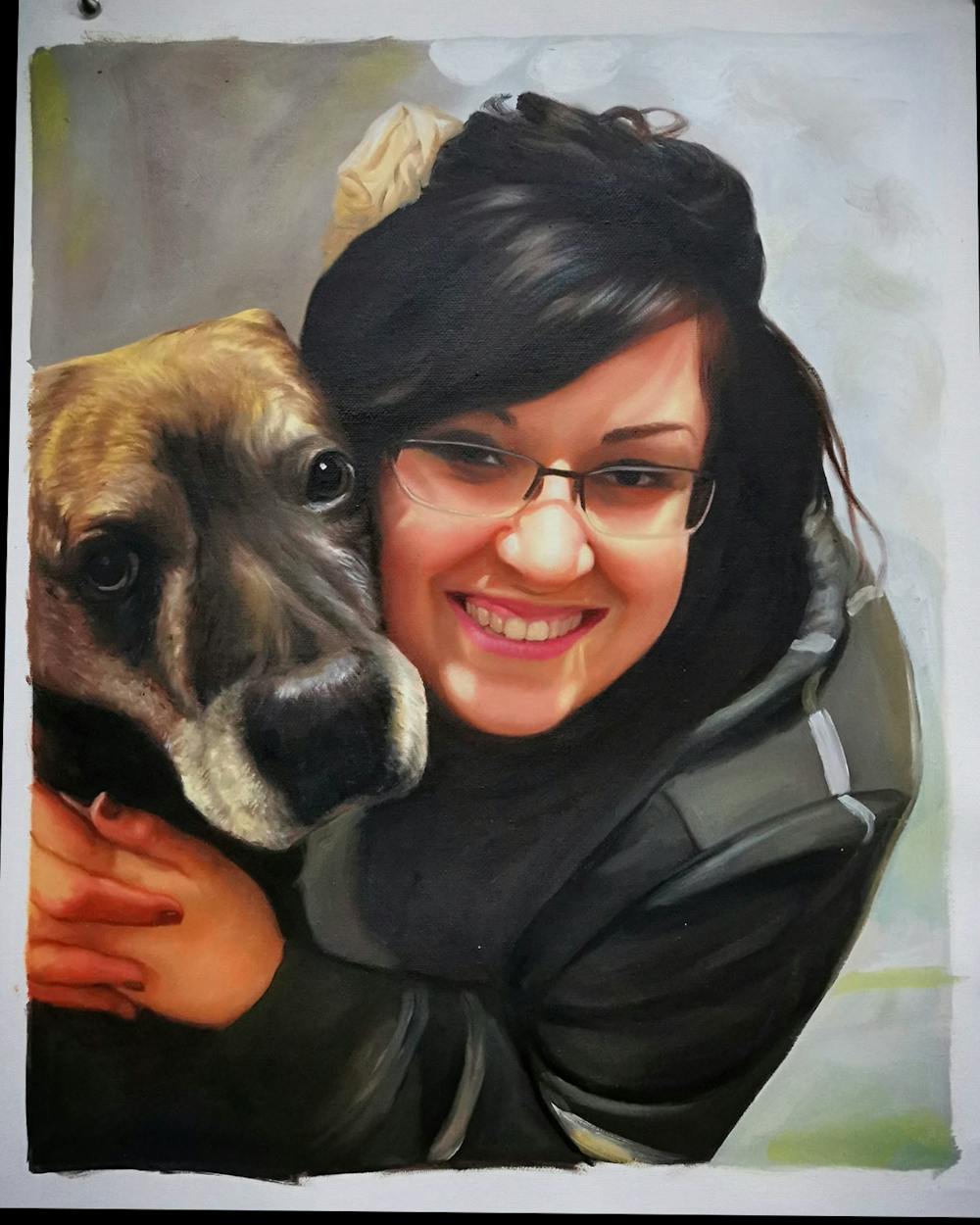 Artist-Rendered Painting