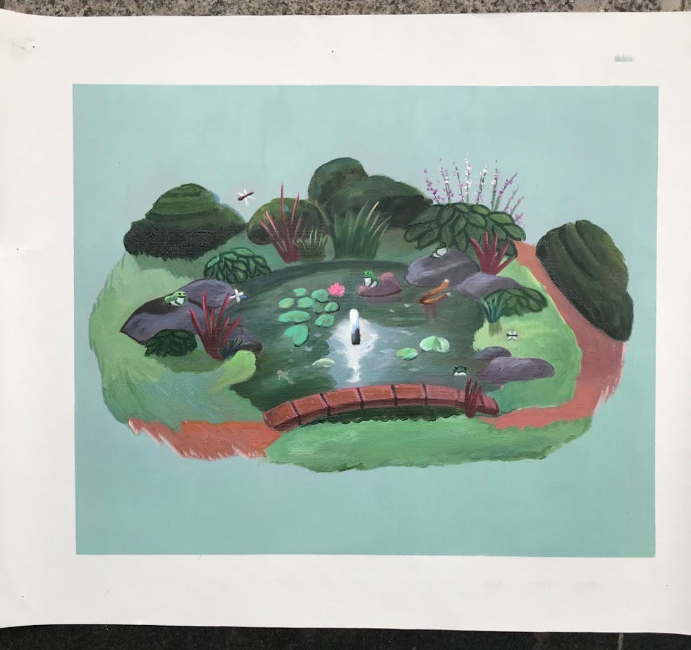 Artist-Rendered Painting