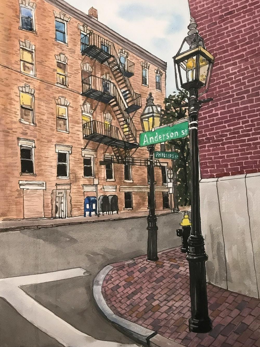 Artist-Rendered Painting