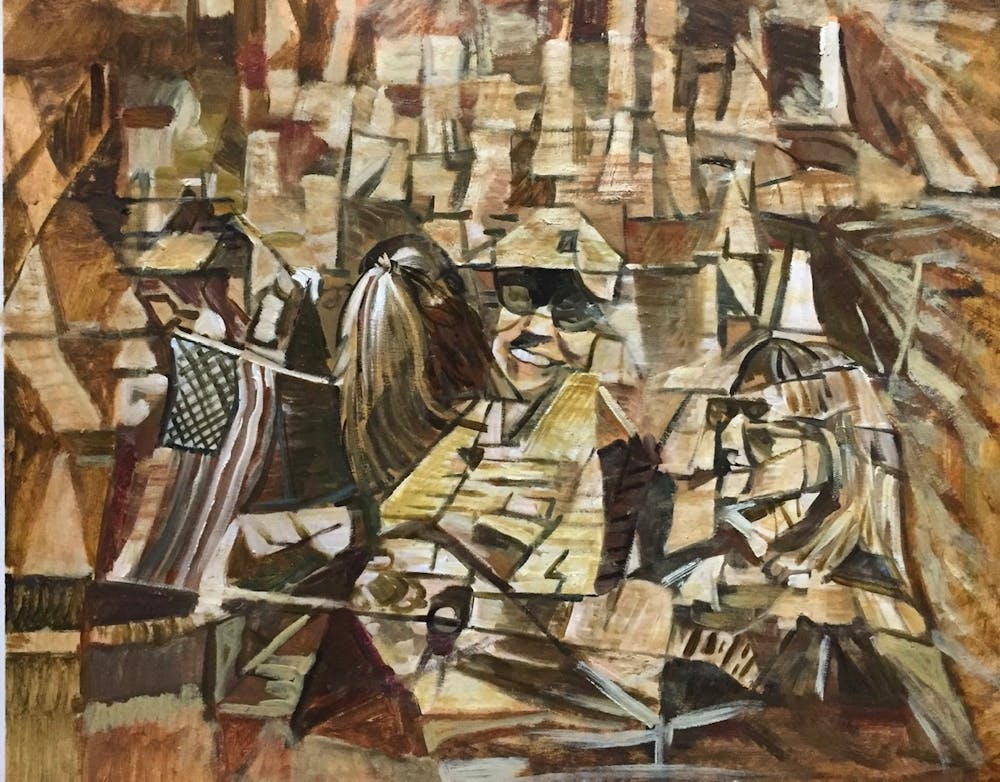 Artist-Rendered Painting