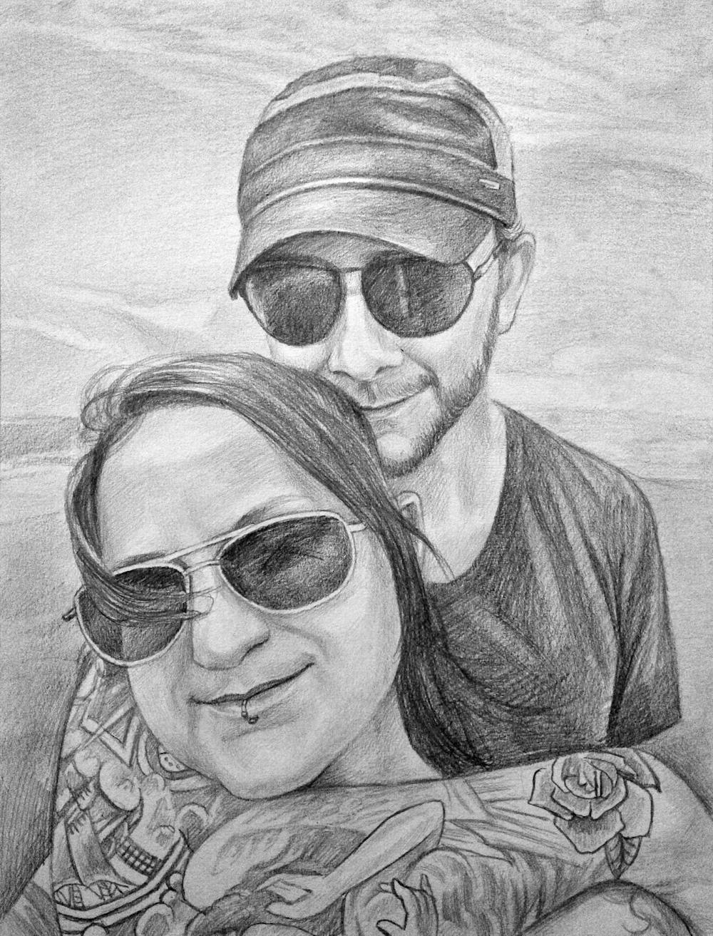 Artist-Rendered Painting