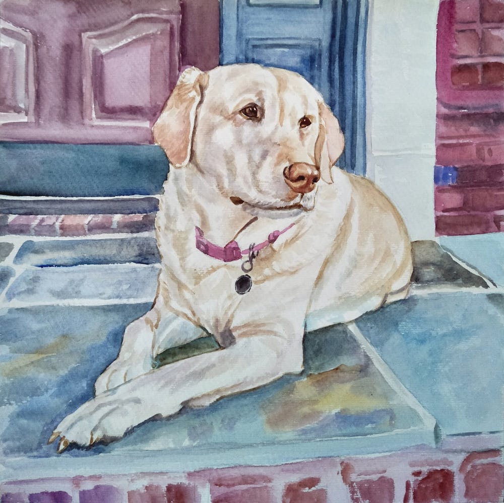 Artist-Rendered Painting