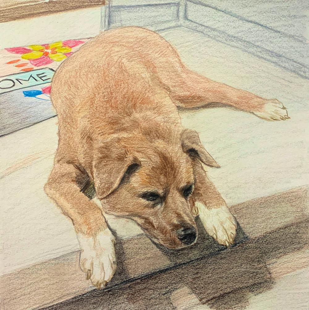 Artist-Rendered Painting