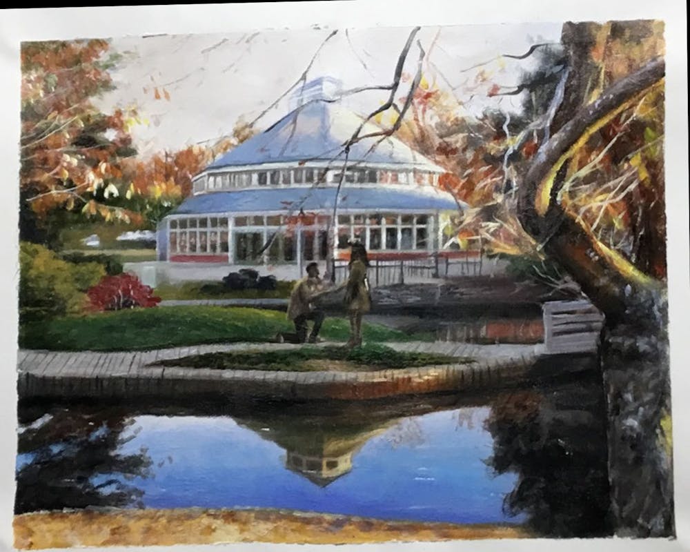 Artist-Rendered Painting