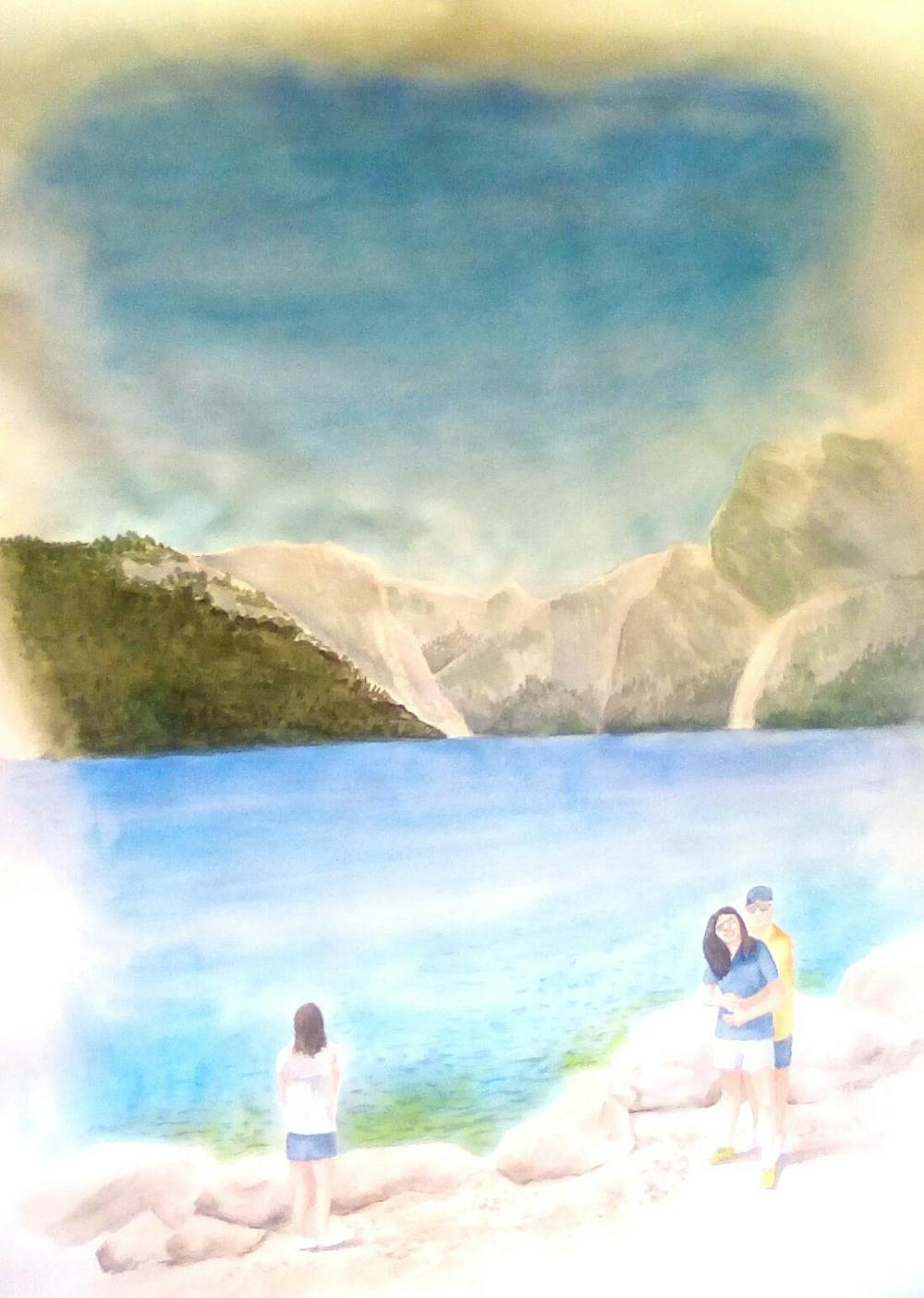 Artist-Rendered Painting