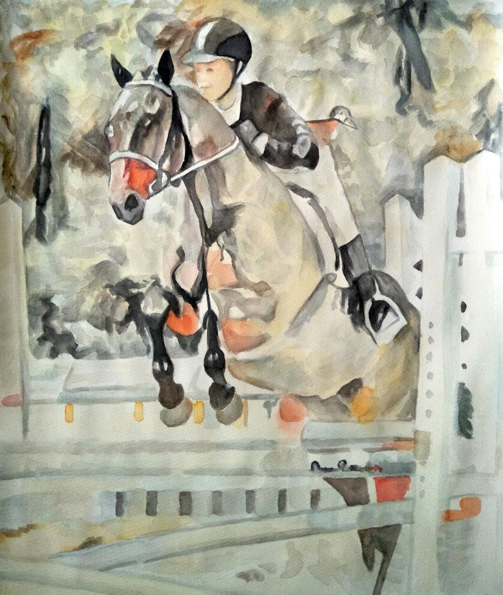 Artist-Rendered Painting