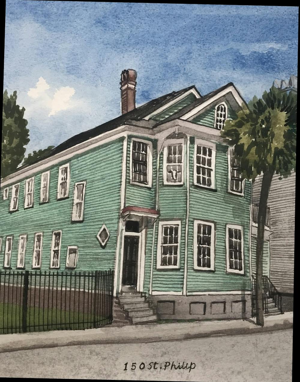 Artist-Rendered Painting