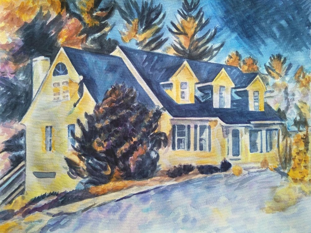 Artist-Rendered Painting