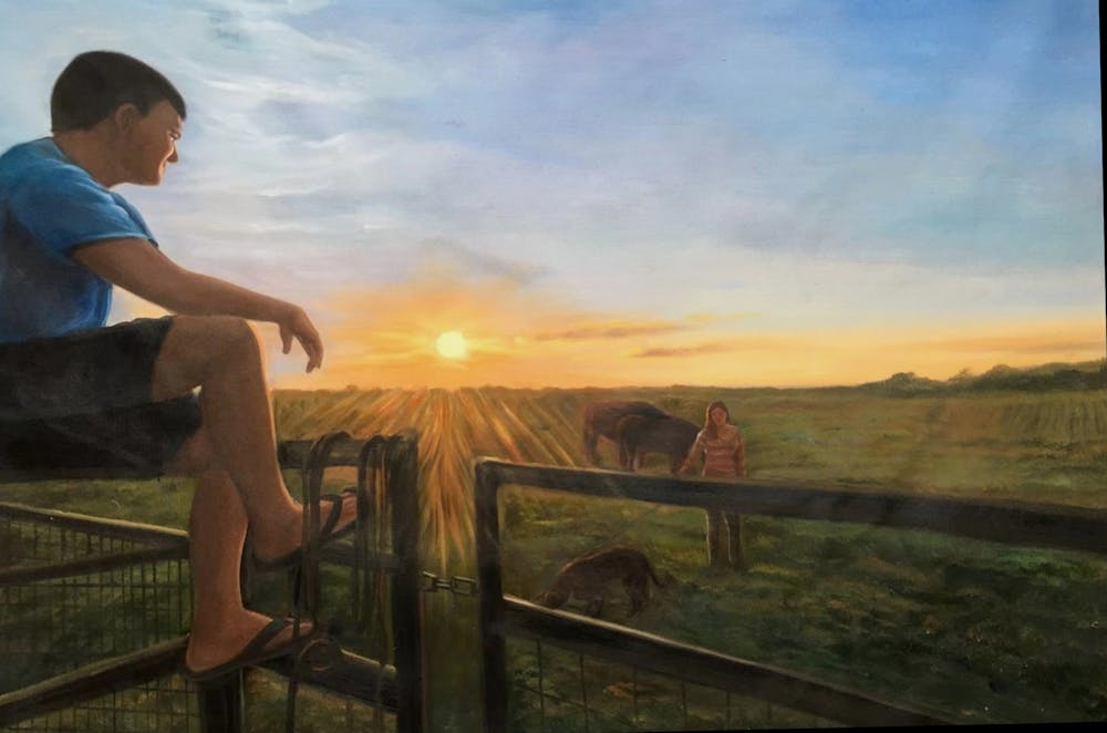 Artist-Rendered Painting