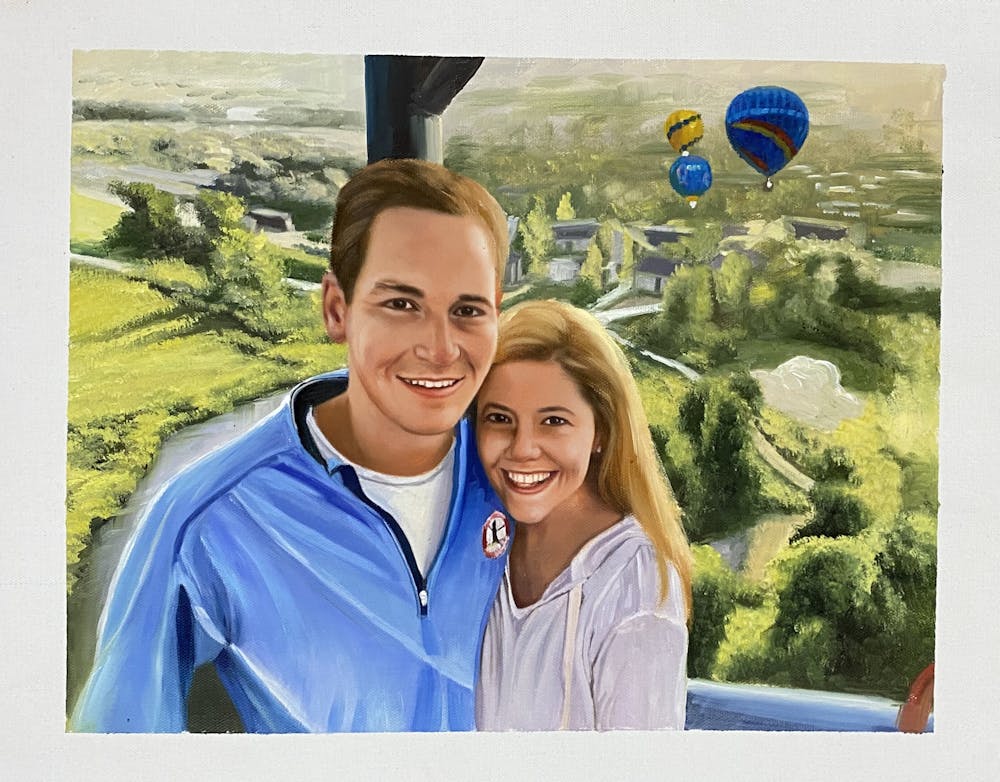 Artist-Rendered Painting