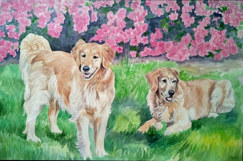 Artist-Rendered Painting