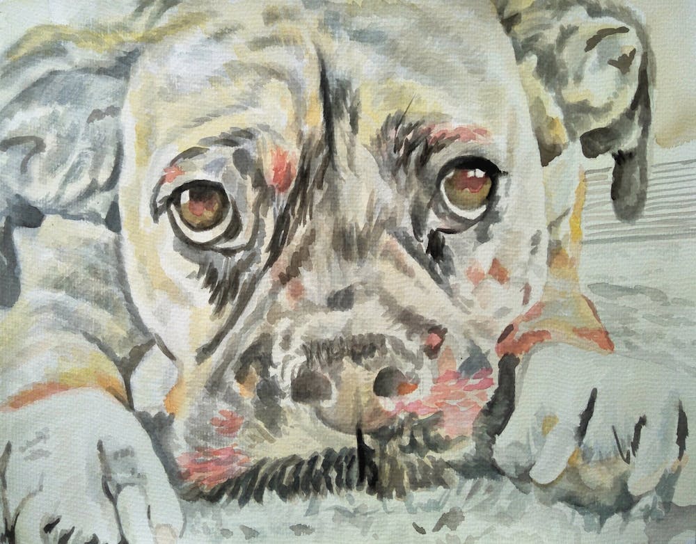 Artist-Rendered Painting